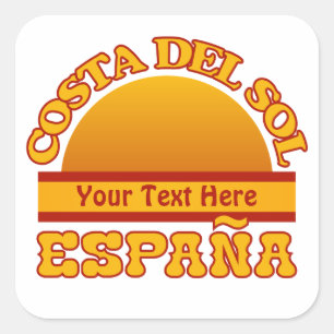 ESPAGNE Costa Del Sol autocollants personnalisés