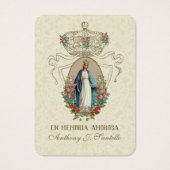 Espagne Funérailles catholique Vierge Marie Prière (Devant)