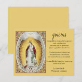 Espagne Mary Guadalupe Merci Condolence (Devant / Derrière)