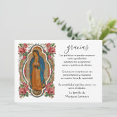 Espagne Mary Guadalupe Merci Condolence (Debout devant)