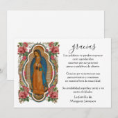 Espagne Mary Guadalupe Merci Condolence (Devant / Derrière)