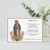 Espagne Mary Guadalupe Merci Condolence (Debout devant)