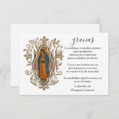 Espagne Mary Guadalupe Merci Condolence (Devant / Derrière)