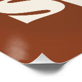 Espagne orange affiche voyage (Coin)