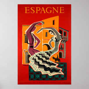 Espagne, Poster Voyage