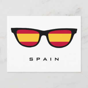Espagne Shades texte personnalisé et carte postale