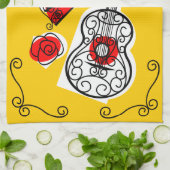 Espagne Souvenirs Corners serviette de cuisine (Plié)