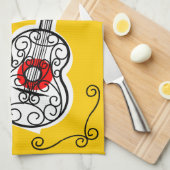 Espagne Souvenirs Corners serviette de cuisine (Quart Plié)