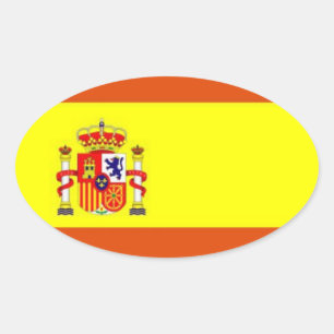 Espagne* Sticker ovale