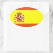 Espagne* Sticker ovale (Sac)