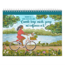 Espagnol 2024 Année Texte Ps 56:3 Calendrier