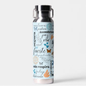 ESPAGNOL Affirmations Motivationnelles Bouteille d (Avant)