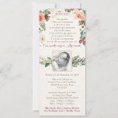 Espagnol Baptism Bautizo invitations pour l'hiver (Devant)