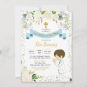 Espagnol Boy First Holy Communion Invitation (Devant)