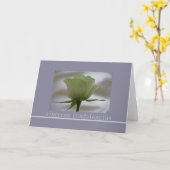 espagnol Carte Sympathie, sincas condolencias (Fleur jaune)