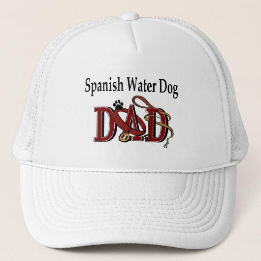 Espagnol Casquette papa chien d'eau (Devant)