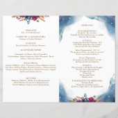 Espagnol Celestial Starry Quinceañera Programme de (Dos)