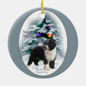 Espagnol Dog de Noël Arbre de Noël Ornements (Dos)