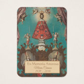 Espagnol El Camino Marie Prière funéraire Carte Sa (Devant)
