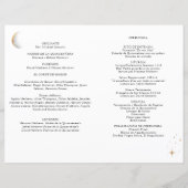 Espagnol, Elegant Celestial Quinceañera Programme (Dos)