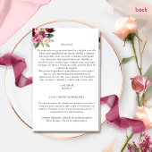 Espagnol, Élégant Programme de Quinceañera en Bour