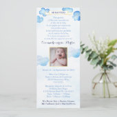 Espagnol garçon Bautizo Invitations de baptême ave (Debout devant)