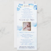 Espagnol garçon Bautizo Invitations de baptême ave (Devant)