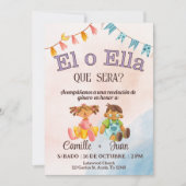 Espagnol Genre Reveillez Invitation garçon ou fill (Devant)
