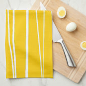 Espagnol Grille Serviette de cuisine jaune (Quart Plié)
