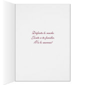 Espagnol : Jour spécial (Intérieur (Droit))