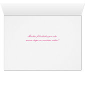 Espagnol : Mariage de Boda/: Felicidades (Intérieur Horizontal (Bas))