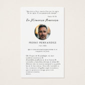 Espagnol Notre-Dame De Guadalupe Photo Cartes De P (Dos)