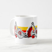 Espagnol Souvenirs Classic Stripe Trio mug (Devant gauche)