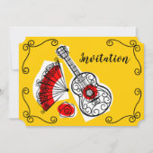 Espagnol Souvenirs Corners Invitation horizontale (Devant)