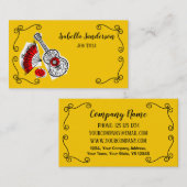 Espagnol Souvenirs Corners Nom Titre carte de visi (Devant / Derrière)