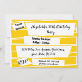 Espagnol Souvenirs Group Invitation horizontale (Dos)