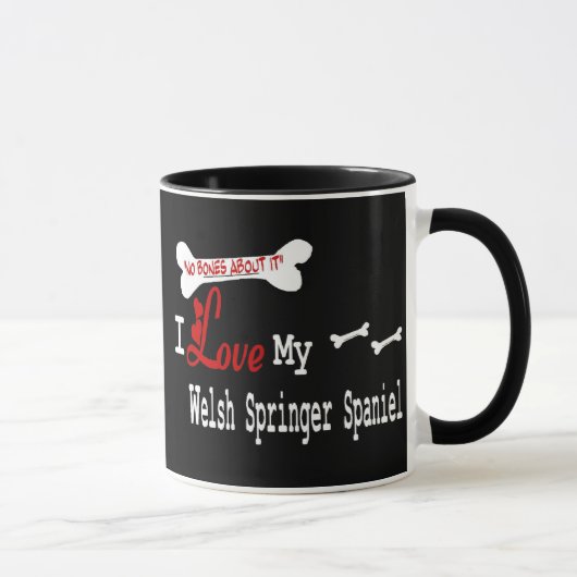 Espagnol Springer gallois (I Love) Mug (Droite)
