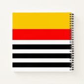 Espagnol Stripe Classic carnet carré (Dos)