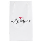 Espagnol Te Amo I Love You Valentine | Sac Cadeau (Dos)