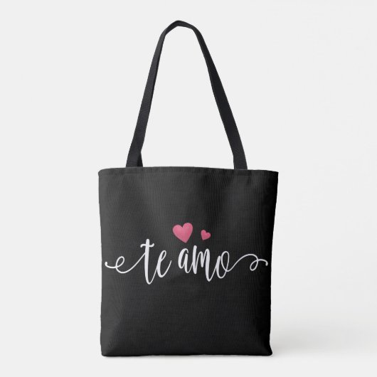 Espagnol Te Amo I Love You Valentine | Sac fourre- (Dos)