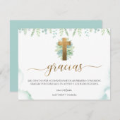 Espagnol, verdure Merci d'événements religieux (Devant / Derrière)