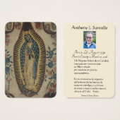 Espagnol Vierge Marie Guadalupe (Devant & derrière)