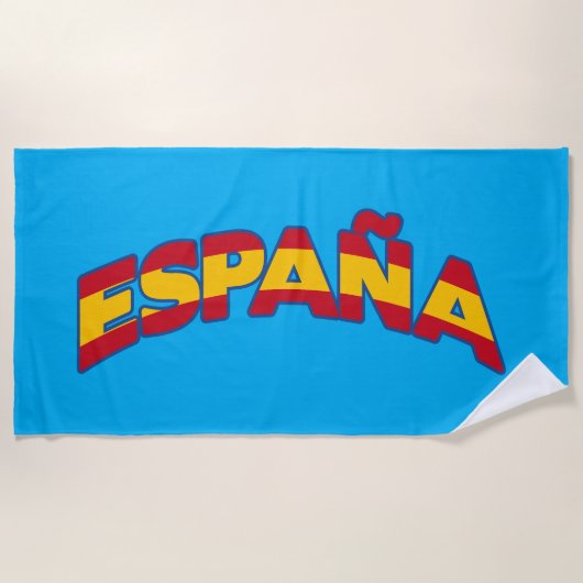 España 1 strandlaken (Voorkant)