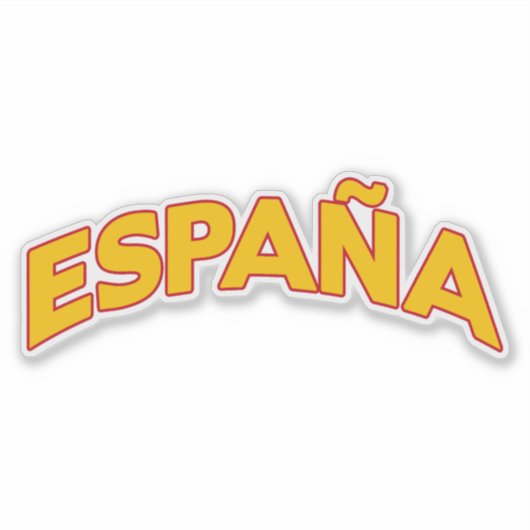 España 5 sticker (Voorkant)