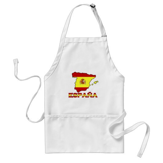 España Apron Standaard Schort (Voorkant)