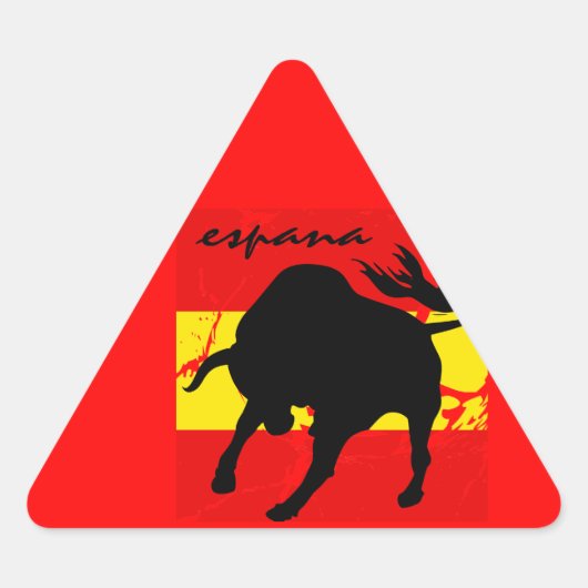 Espana Driehoek Sticker (Voorkant)