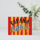 España Fútbol Briefkaarten (Staand voorkant)