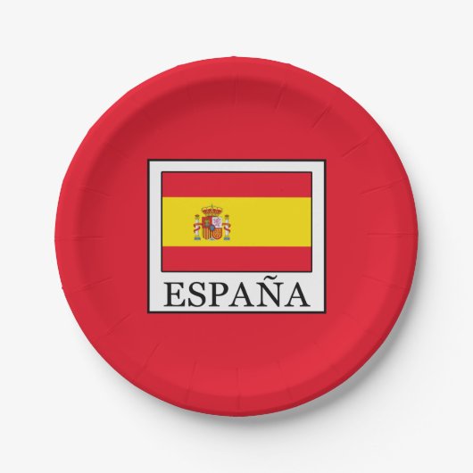 España Papieren Bordje (Voorkant)