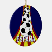 Espana Spain Soccer Fútbol Keramisch Ornament (Rechts)