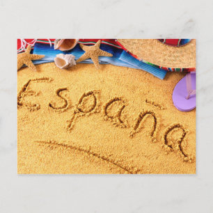 España Spanje Beach briefkaart